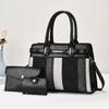 2026 Women's Shoulder Messenger Bag Three-piece Set Contrasting Color Summer Versatile Portable Fashion New Women's Big Bag