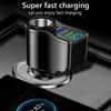 Fast Charger Auto Phone Charger 66W Vehicle Mounted Inverter Practical Dual USB Car Charger  Car