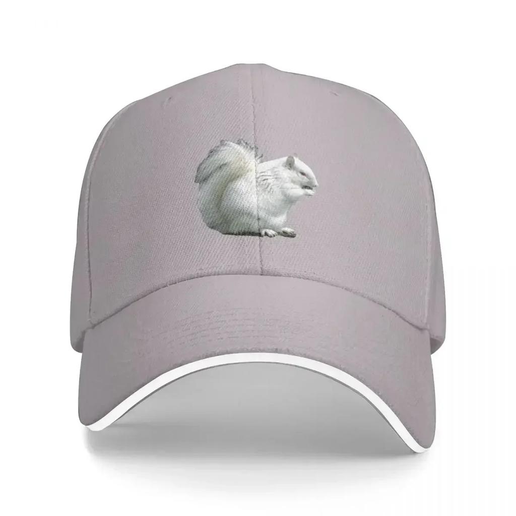 Albino Grey Squirrel Baseball Cap summer hat Sunhat Designer Hat Unisexs Tennis Womens