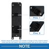 Power Window Switch No.CV6Z14529E Front Side Window Control Switch for Ford Focus 2012-2017 Black