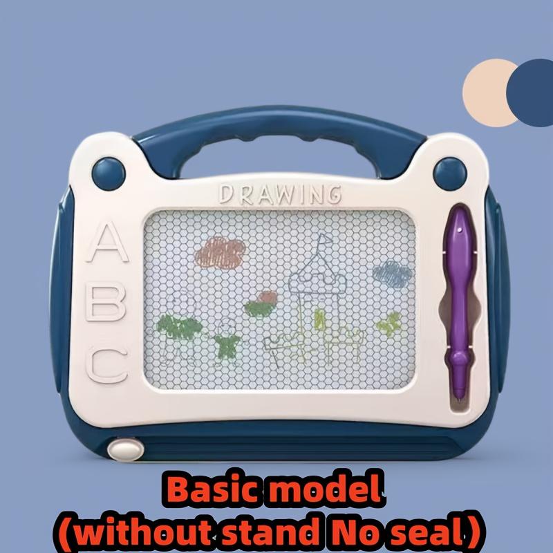 Table à dessin pour enfants, Jouets d'apprentissage pour la petite enfance, Cadeaux parfaits pour les garçons et les filles(4 Tampons+1 Pinceau+4 Supports)