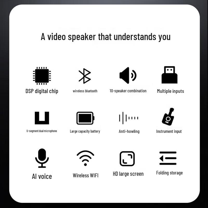 SAST Professional Outdoor KTV Karaoke & PA System CN plug (adapter included)