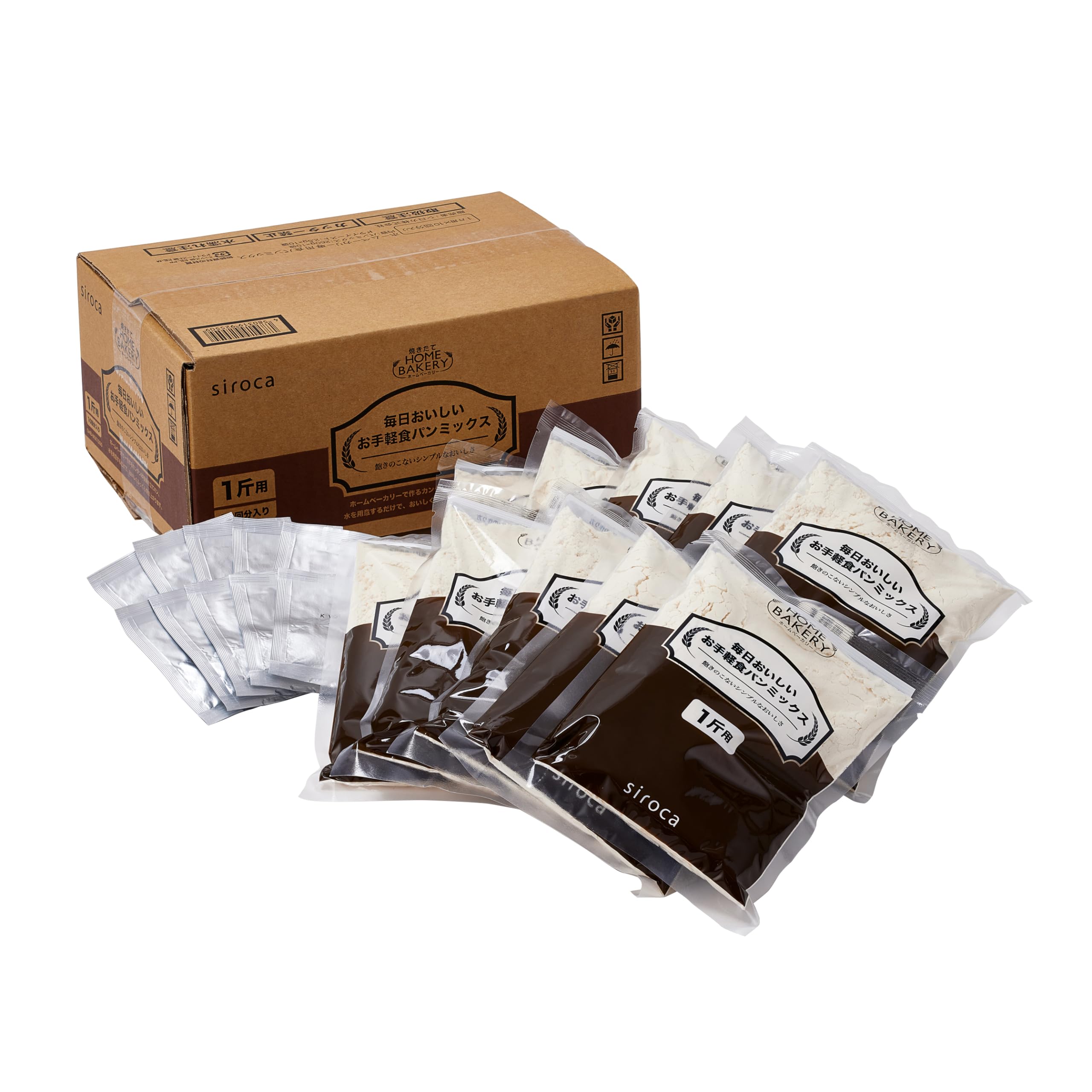 

siroca Bread Mix bags of 1 loaf Easy (10 bread) SHB-MIX1260