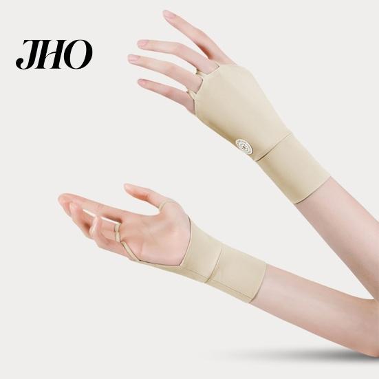 Men Golf Gloves 1 Pair Summer Sun Protection Breathable Women Outdoor Sports Cooling UV Fingerless Ice Silk Hand Sunshade Cover Sunscreen