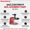Langsamdrehende Saftpresse 150W für Obst und Gemüse COLD PRESS KLAUSBERG KB-7870