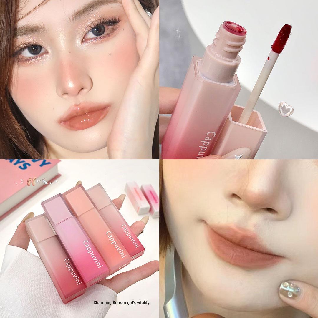 

Cappuvini Bare Tender Mist Lip Glaze: Lightweight, matte finish—perfect for beginners and budget-friendly for students.