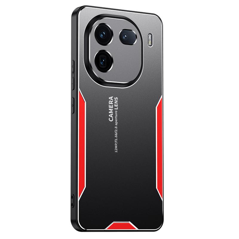 For vivo iQOO 12 Pro 5G Metal Case Aluminum Alloy+PC+TPU Phone Cover Shockproof Defender