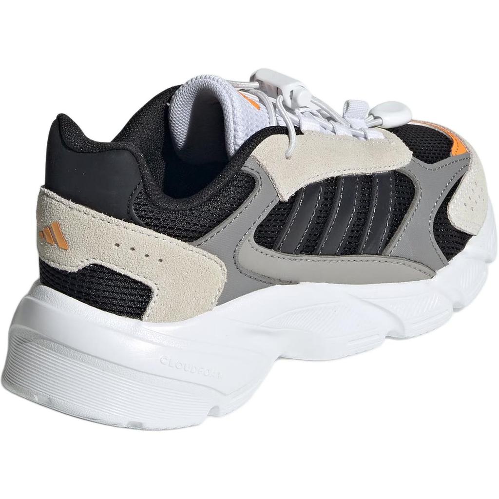 Adidas CRAZYCHAOS 2000 Mesh Abrasion Resistant Breathable Low top Kids Lifestyle Shoes Gray Black Kids' IH0913