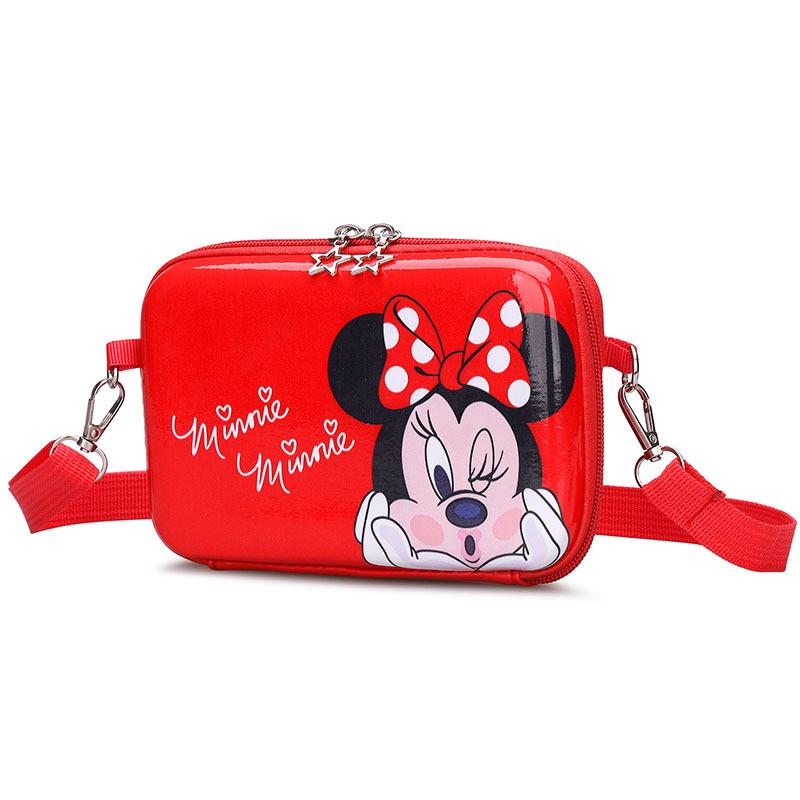 Bear Pooh Pattern Double Sided Printing Zipper Crossbody Bag  School Outings And