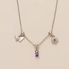 Pendant Simple Key Butterfly Love Starfish Zircon Pendant Cute Fashion Necklace Female
