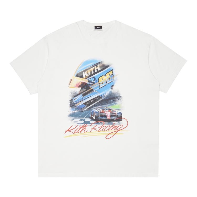 

Kith F1 Vintage Tee Белый унисекс топ KHM031985-101