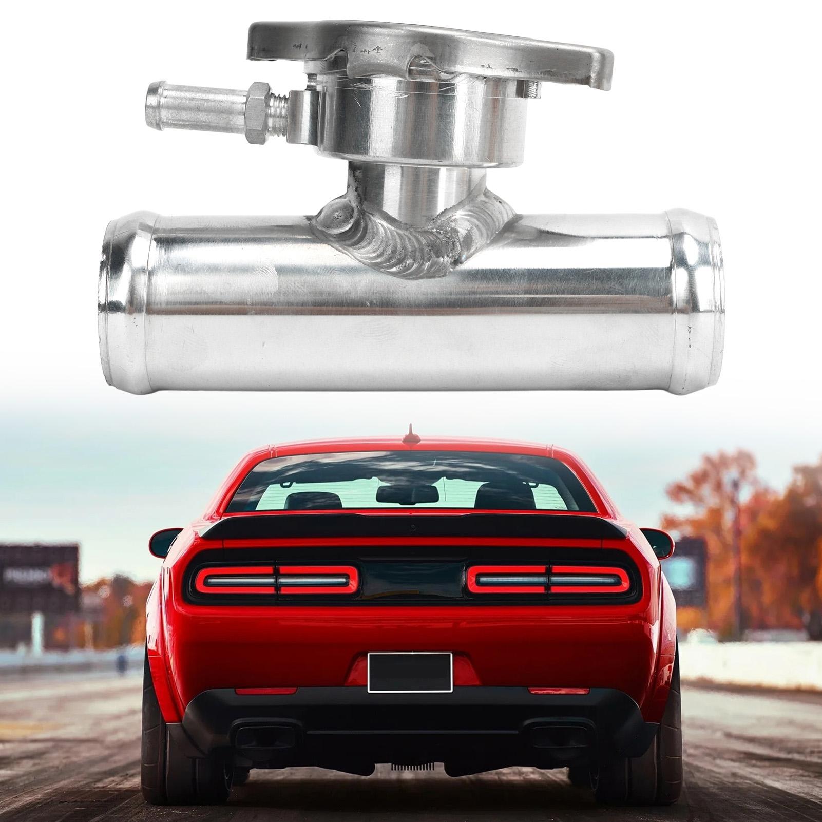 Radiator Hose Filler Neck Coolant Filler Neck Polished  High Temp Resistant 1‑1/4in OD with 16PSI  for Cars argento