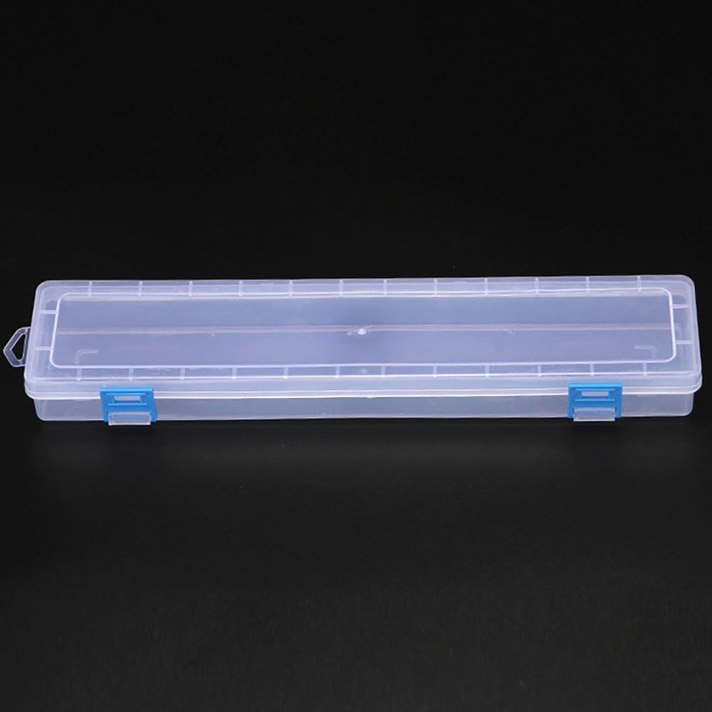 1Pcs Transparent Clear Pencil Storage Box  For Brushes Painting Pencils Watercolour Pens