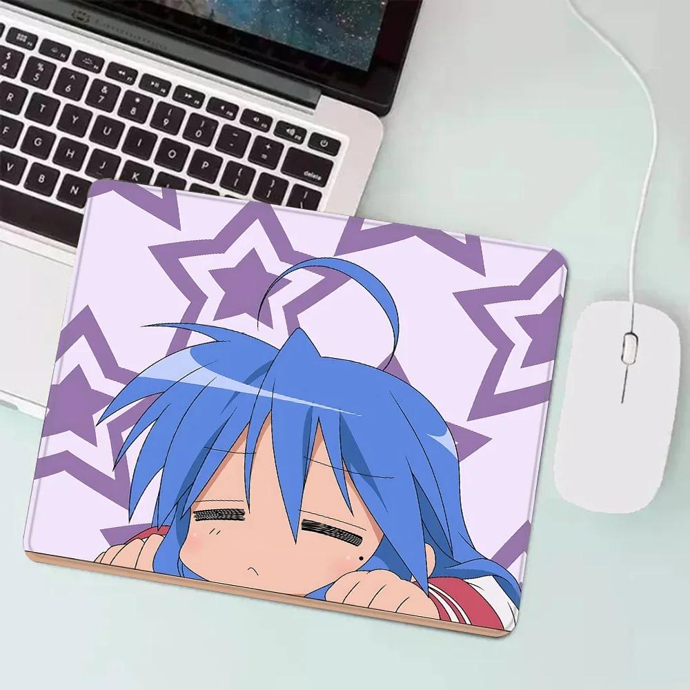 Lucky Star Konata Izumi Kleines Gaming-Mauspad XS-Mauspad Desktop-Dekoration Büro-Schreibtischmatte Teppich für PC-Gamer Rutschfester Gummi