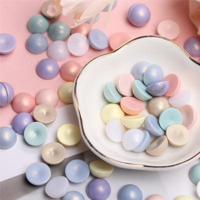 Jewelry Making Gifts Macaron Matte 100Pcs 12mm DIY For Decor Semicircle Beads Handmade Accessories Home