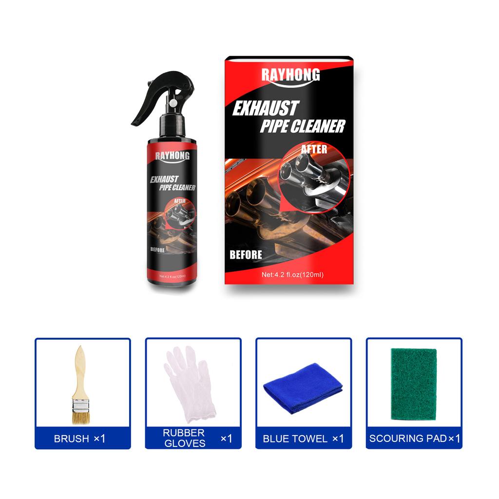 Automotive Exhaust Pipe Multifunctional Metal Rust Preventive Cleaner Tail Pipe Motorcycle Equipment Maintenance