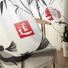Modern Polyester Carp Chinese Style Toyo Tulle Curtains Living Room Bedroom Voile Drapes Printed Design Light Filtering Made Of Area Decor