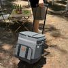 Borsa termica morbida a tenuta stagna da 35L con ruote, grande capacità, borsa termica isolata per picnic, campeggio, spiaggia, consegna, multiuso