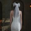 Wedding Bridal Veil 2 Layers Short Sheer Tulle Hair Accessories for Brides