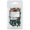 TRUSCO B73-0525 Hexagon Socket Head Flats Bolt, Black Dyed, Fully Screwed, M5 X 25, 45 Pieces