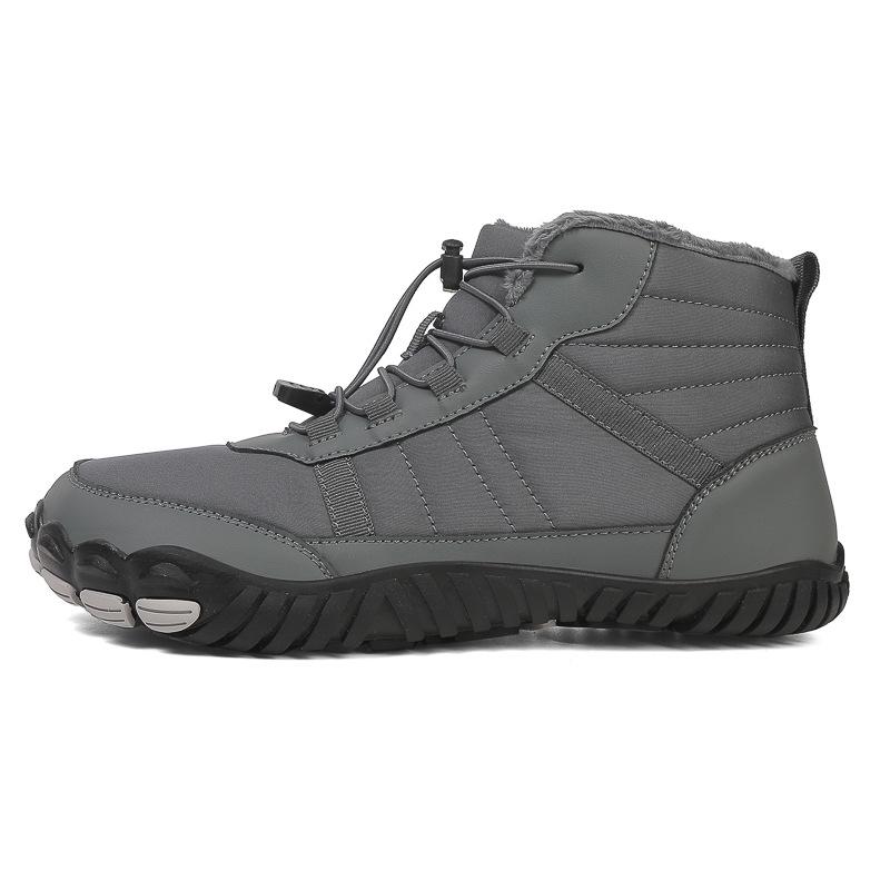 Winter Waterproof High-Top Snow Boots - Unisex Fleece-Lined Cold-Proof Sports Shoes