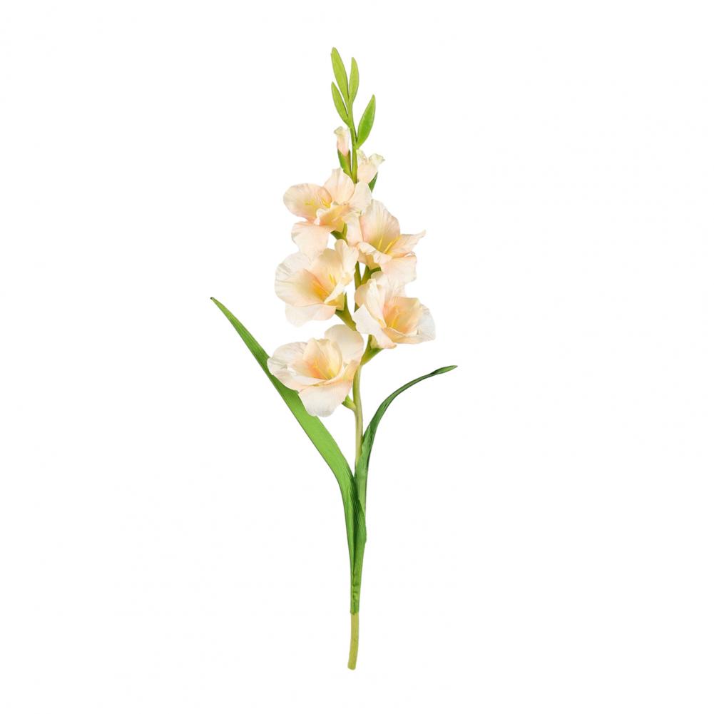 

Indoor Artificial Flower Artificial Blooms Realistic Artificial Gladiolus Flowers for Home Office Decor Fake Silk for Wedding шампанського