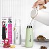 450ml 316 Stainless Steel Insulated Bottle Creative Petal Water Cup Cute and Portable Sports Handle Goddess Thermos Bottle