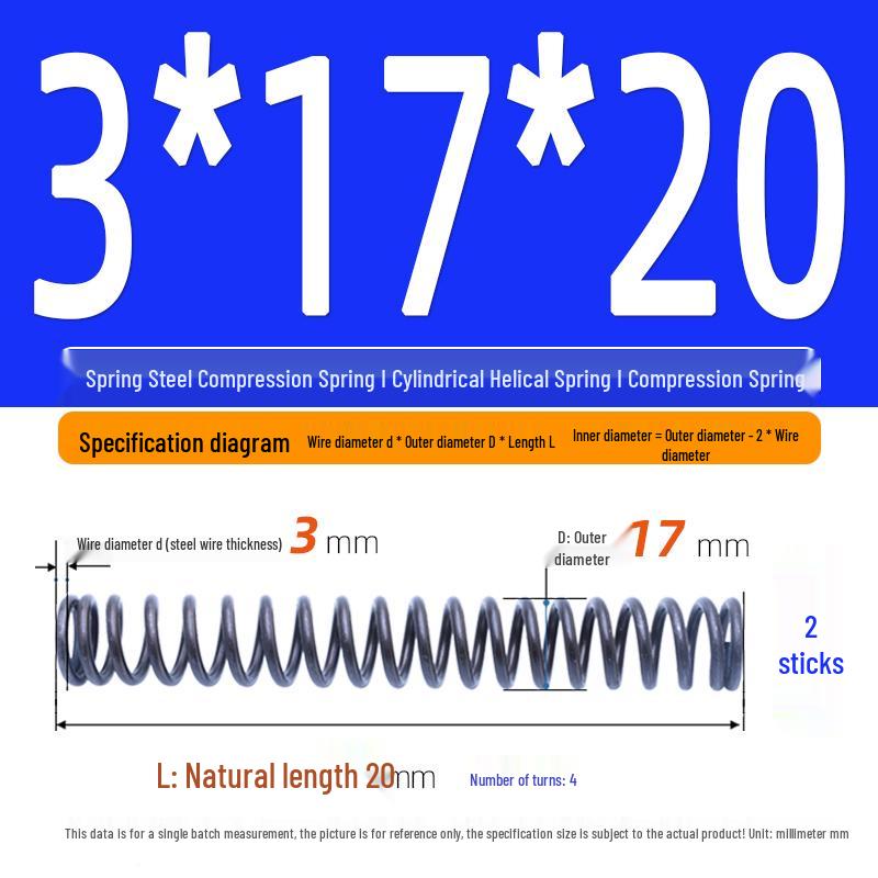 Compression Spring Y-Type Shock Absorbing Coil 3*16/17/18/19/20