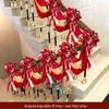 Creative Wedding Stair Railing Flowers & Bridal Room Decoration Set