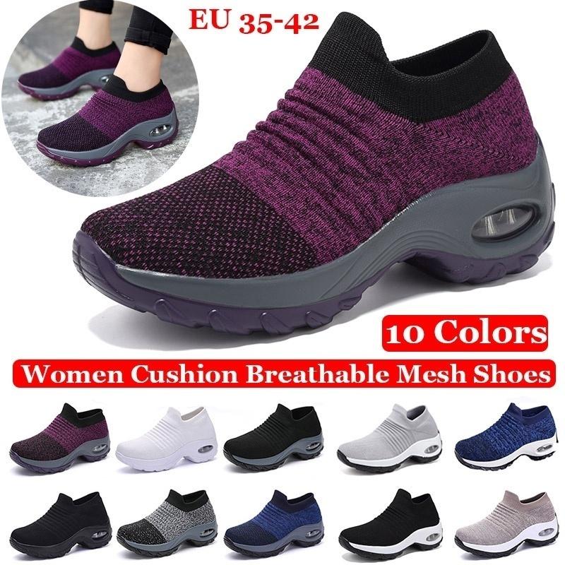 cushioned heel trainers