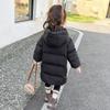 Girls' Winter 2025 Mid-Length Down Jacket - Fashionable Thickened White Duck Down Coat for Baby Girls