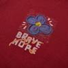 Women's Vintage Floral Print Short Sleeve T-Shirt