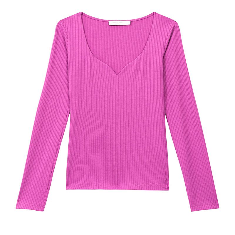 

Женский топ Rosila Pink с длинными рукавами LA PETITE ETOILE S розовый