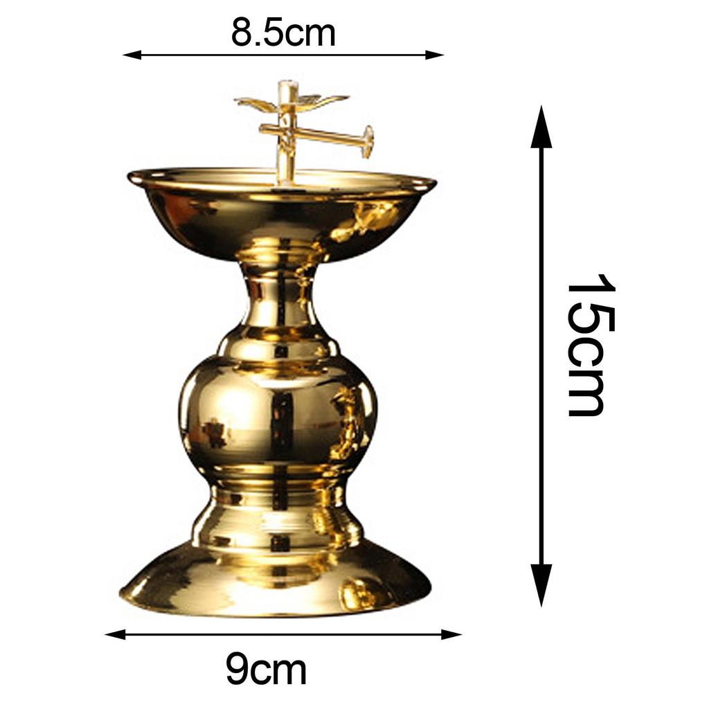 Suport pentru lampă Ghee Altar Buddhist Accesorii Suport pentru lampă cu ulei pentru