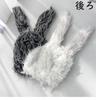Kasameidou Rabbit Headgear, Gray Rabbit, Long-Haired Cap, Animal Hat, Easy Transformation, Cosplay Prop, Christmas, Halloween, Cute Animal, Plush
