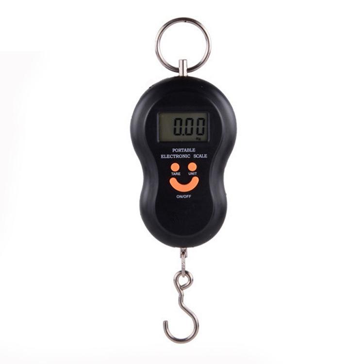 Portable Gourd-Shaped Mini Hand Scale - 50kg Capacity, Electronic Weighing Hook