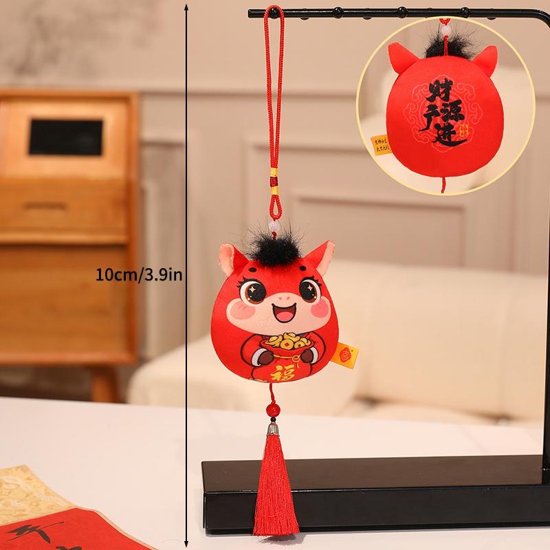 Chinese New Year Decoration 2026 Horse Mascot Pendants Cute Horse Hanging Ornament Spring Festival Zodiac Horse Pendant