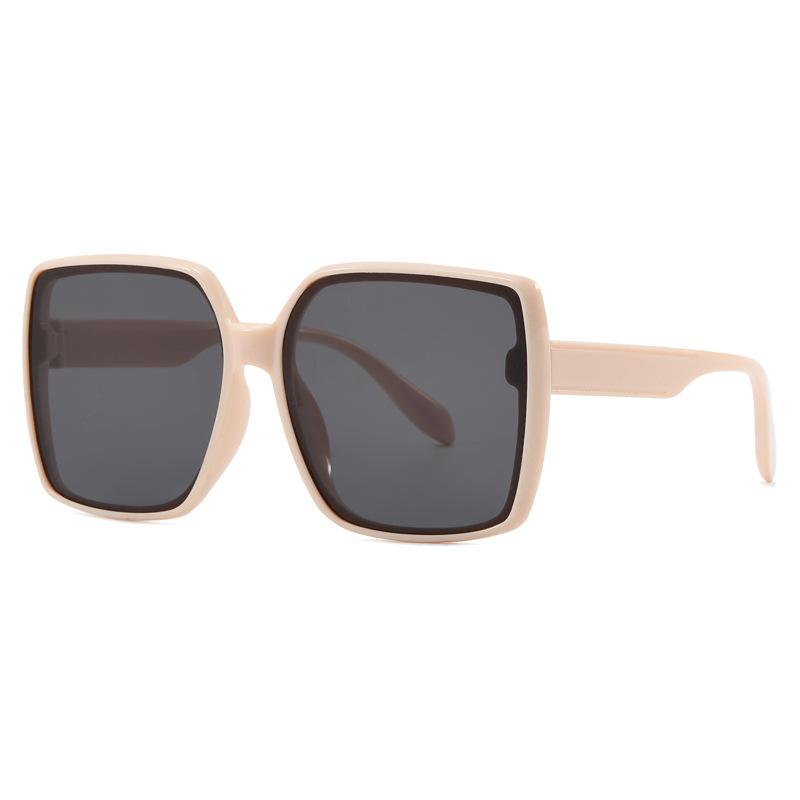 JYL TS Square Oversized Sunglasses Style Face Slimming For Street Shooting B5501