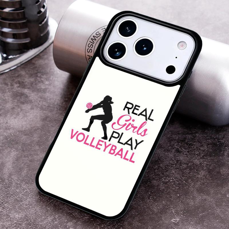 Play Volleyball Ball Phone Case for iPhone 17 16 15 Pro Max Air 14 13 12 11 Plus Shockproof Capa Cover