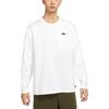 Nike Solid Color Letter Logo Sport Casual Round Neck Long Sleeve T-shirt Men Tops White DR7930-100