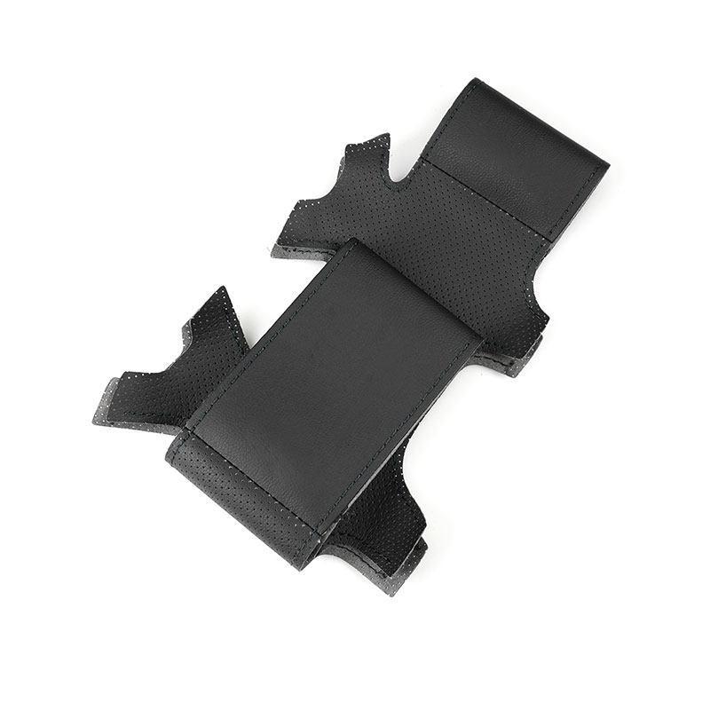 Car Accessory Steering Wheel Cover Leather Trim For Ford Mondeo 2007 2008 2009 2010 2011 2012 2013 2014 Galaxy S-Max 2006 Black