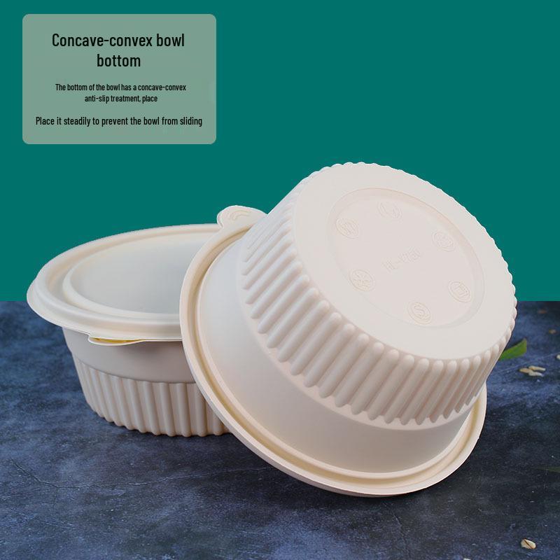Eco-friendly Corn Starch Lunch and Soup Containers with Lids