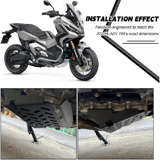 Adventure Scooter Motorcycle 2024 2023 for NC750X NC 750X XADV750 X-ADV 750 Skid Plate Bash Frame Guard Accessories 2014 2017-2020 2021 2019 2018
