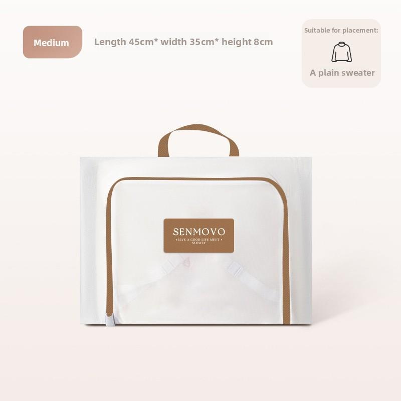 Polyester Wool Sweater Laundry Bag With Embroidered Swan Pattern For Delicate Garment Protection