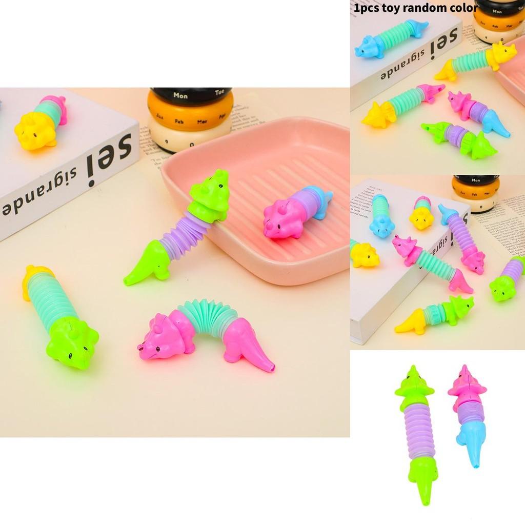 Dinosaur Shark Stretching Tube Toy With Stress Relief Animal For Kids