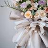 Folia Florystyczna - Serca Szałwiowy Zielony - Arkusze 58X58 Cm - 20Szt