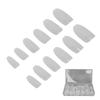 504pcs Extra Long False Nail Tips Frosted Oval Thin Full Cover Transparent Artificial Nails Tips
