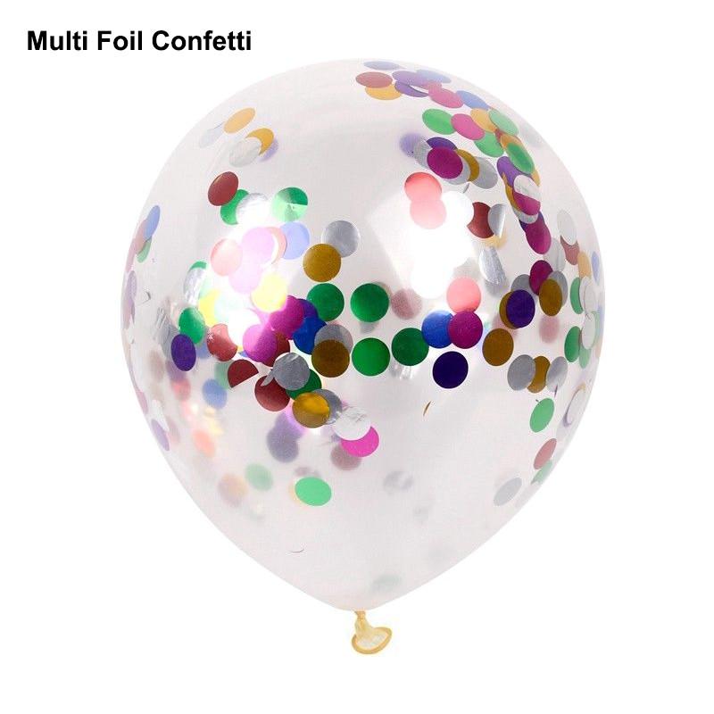 12/" inch Foam balls Filled Confetti Baloons Helium Birthday Party weddingDecor