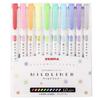 Маркер-хайлайтер Zebra Mildliner 10 кольорів WKT7-10C