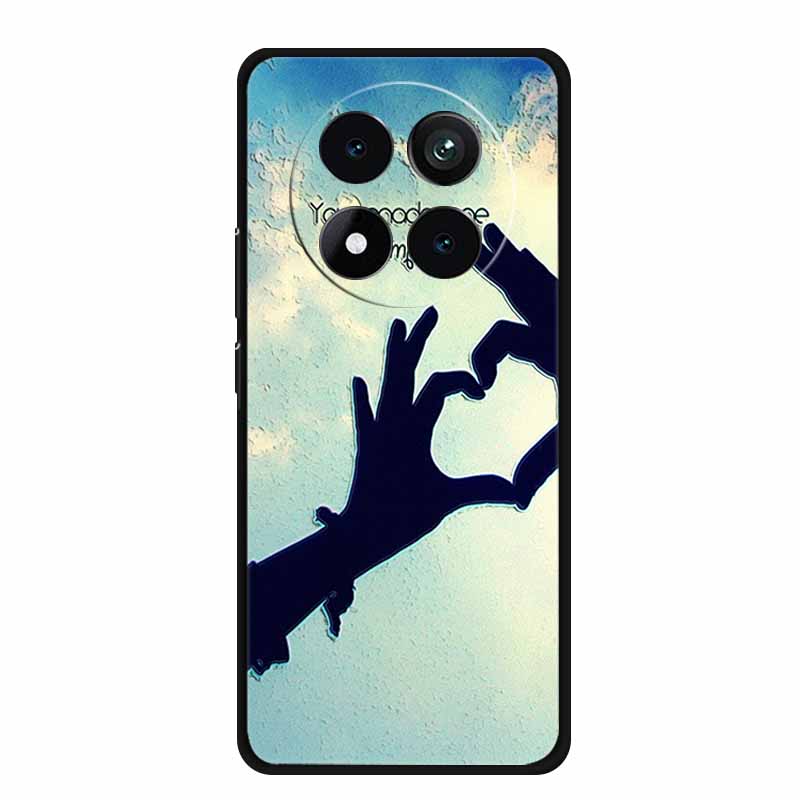 3D Emboss Case For Xiaomi Redmi Note 15 Phone Case Flowers Black Silicone Soft Back Cover Coque For Redmi Note 15 Pro Plus Case